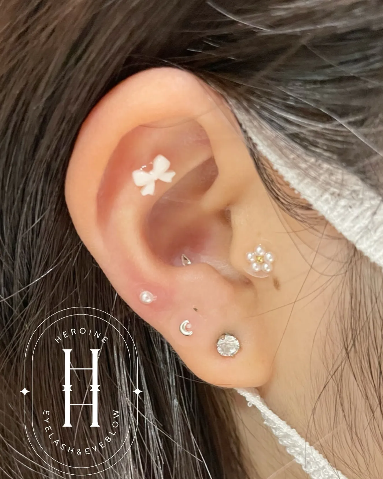 耳ツボジュエリー💎両耳合計〜12粒3,500yen